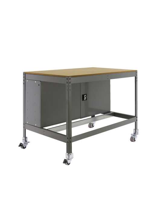 Banco trabajo 917x910x610 SIMONWORK MOBILE BT0 CABINET 900 GRIS/MAD marca SIMONRACK