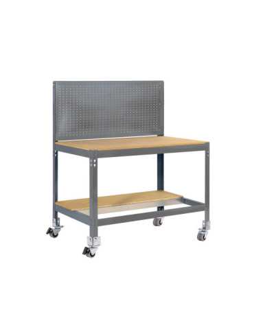Banco trabajo 1520x910x610 SIMONWORK MOBILE BT2 900 GRIS/MADERA marca SIMONRACK 2