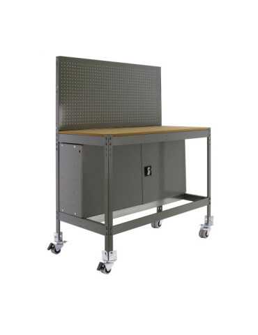 Banco trabajo 1520x910x610 SIMONWORK MOBILE BT2 CABINET 900 GRIS/MADERA marca SIMONRACK 2