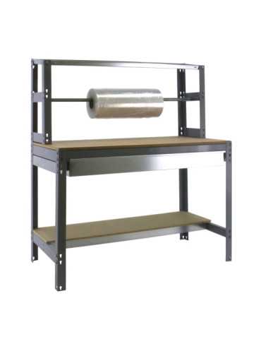 Banco trabajo 1445x910x760 SIMONWORK BT4 BOX 900 GRIS/MADERA marca SIMONRACK 2