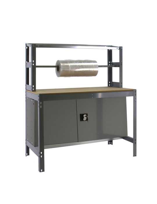 Banco trabajo 1445x910x760 SIMONWORK BT4 CABINET 900 GRIS/MADERA marca SIMONRACK