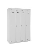 Taquilla 1800x1200x500 SIMONLOCKER PROFESIONAL SINGLE 4/4 300 (1200) GRIS marca SIMONRACK
