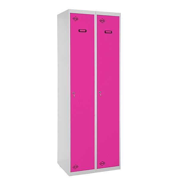 Taquilla 1800x600x500 SIMONLOCKER PROFESIONAL SINGLE 2/2 300 (600) GR/RO marca SIMONRACK
