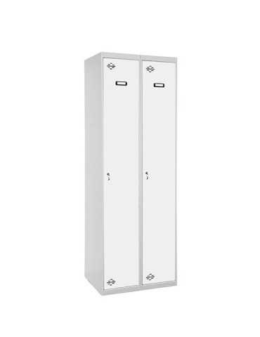 Taquilla 1800x600x500 SIMONLOCKER PROFESIONAL SINGLE 2/2 300 (600) GR/BL marca SIMONRACK