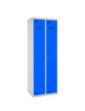Taquilla 1800x600x500 SIMONLOCKER PROFESIONAL SINGLE 2/2 300 (600) GR/AZ marca SIMONRACK