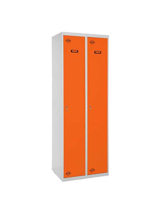 Taquilla 1800x600x500 SIMONLOCKER PROFESIONAL SINGLE 2/2 300 (600) GR/NA marca SIMONRACK
