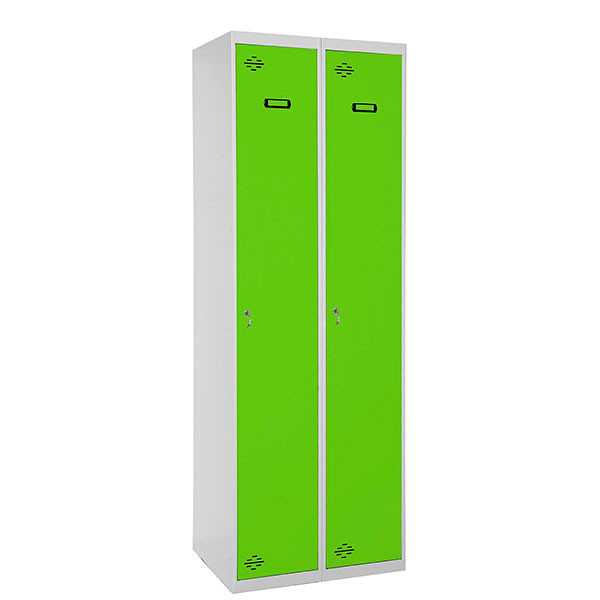 Taquilla 1800x600x500 SIMONLOCKER PROFESIONAL SINGLE 2/2 300 (600) GR/VE marca SIMONRACK