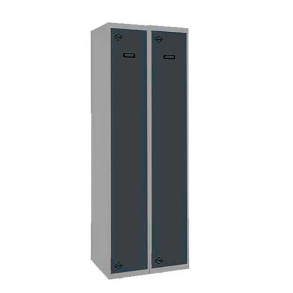 Taquilla 1800x600x500 SIMONLOCKER PROFESIONAL SINGLE 2/2 300 (600) GR/AN marca SIMONRACK