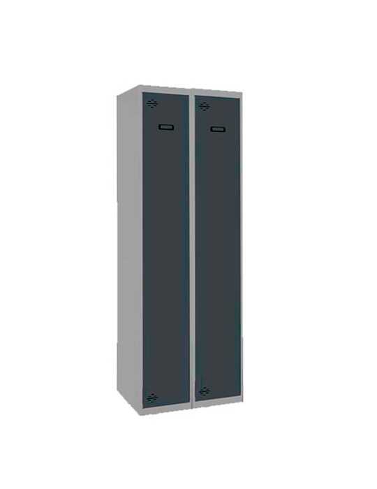 Taquilla 1800x600x500 SIMONLOCKER PROFESIONAL SINGLE 2/2 300 (600) GR/AN marca SIMONRACK