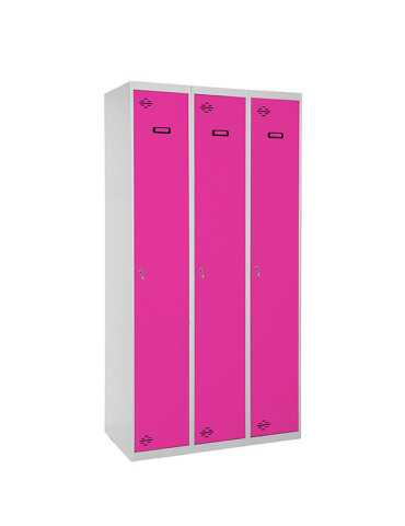 Taquilla 1800x900x500 SIMONLOCKER PROFESIONAL SINGLE 3/3 300 (900) GR/RO marca SIMONRACK