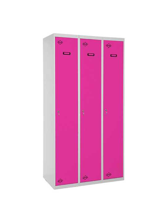Taquilla 1800x900x500 SIMONLOCKER PROFESIONAL SINGLE 3/3 300 (900) GR/RO marca SIMONRACK