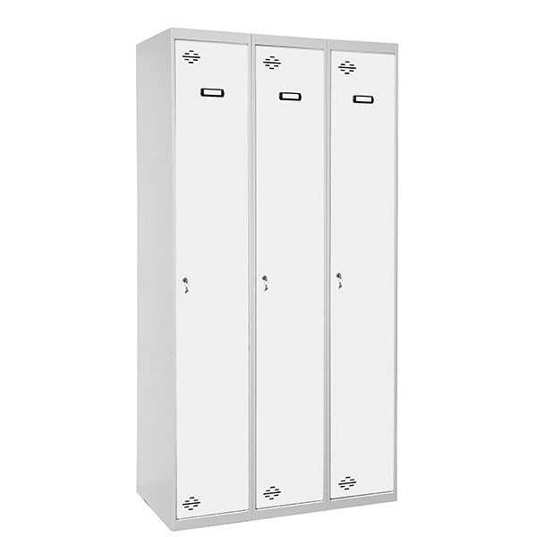 Taquilla 1800x900x500 SIMONLOCKER PROFESIONAL SINGLE 3/3 300 (900) GR/BL marca SIMONRACK
