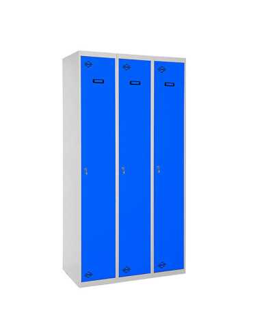 Taquilla 1800x900x500 SIMONLOCKER PROFESIONAL SINGLE 3/3 300 (900) GR/AZ marca SIMONRACK