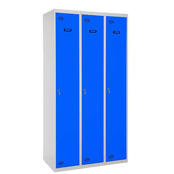 Taquilla 1800x900x500 SIMONLOCKER PROFESIONAL SINGLE 3/3 300 (900) GR/AZ marca SIMONRACK