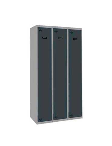 Taquilla 1800x900x500 SIMONLOCKER PROFESIONAL SINGLE 3/3 300 (900) GR/AN marca SIMONRACK