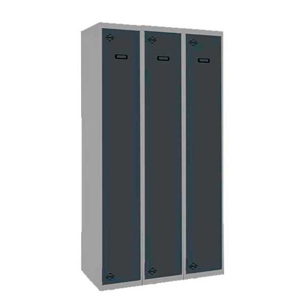 Taquilla 1800x900x500 SIMONLOCKER PROFESIONAL SINGLE 3/3 300 (900) GR/AN marca SIMONRACK
