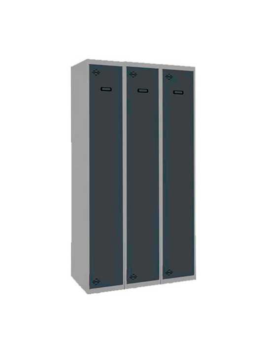 Taquilla 1800x900x500 SIMONLOCKER PROFESIONAL SINGLE 3/3 300 (900) GR/AN marca SIMONRACK