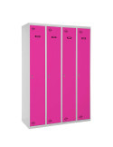 Taquilla 1800x1200x500 SIMONLOCKER PROFESIONAL SINGLE 4/4 300 (1200) GR/RO marca SIMONRACK
