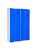 Taquilla 1800x1200x500 SIMONLOCKER PROFESIONAL SINGLE 4/4 300 (1200) GR/AZ marca SIMONRACK
