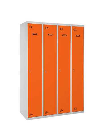 Taquilla 1800x1200x500 SIMONLOCKER PROFESIONAL SINGLE 4/4 300 (1200) GR/NA marca SIMONRACK