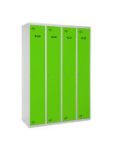 Taquilla 1800x1200x500 SIMONLOCKER PROFESIONAL SINGLE 4/4 300 (1200) GR/VE marca SIMONRACK