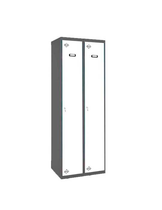 Taquilla 1800x600x500 SIMONLOCKER PROFESIONAL SINGLE 2/2 300 (600) AN/BL marca SIMONRACK