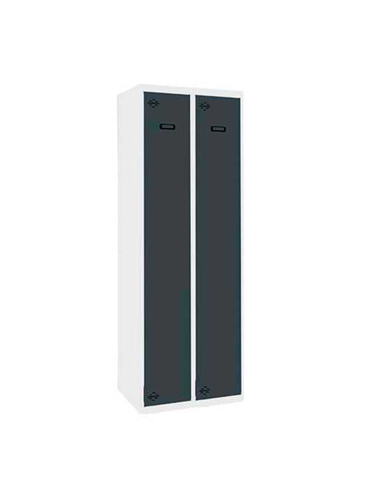 Taquilla 1800x600x500 SIMONLOCKER PROFESIONAL SINGLE 2/2 300 (600) BL/AN marca SIMONRACK