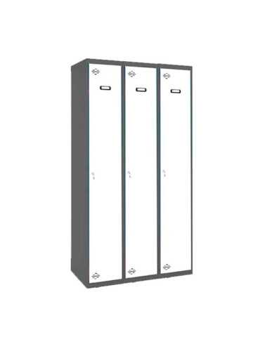 Taquilla 1800x900x500 SIMONLOCKER PROFESIONAL SINGLE 3/3 300 (900) AN/BL marca SIMONRACK