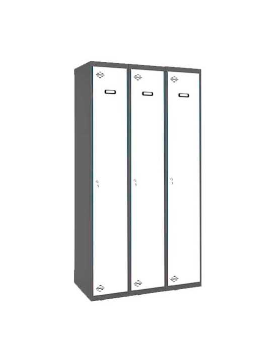 Taquilla 1800x900x500 SIMONLOCKER PROFESIONAL SINGLE 3/3 300 (900) AN/BL marca SIMONRACK