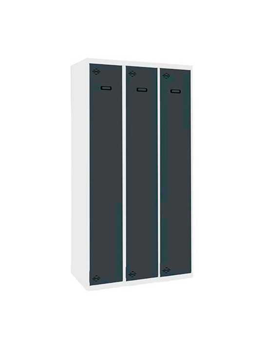 Taquilla 1800x900x500 SIMONLOCKER PROFESIONAL SINGLE 3/3 300 (900) BL/AN marca SIMONRACK