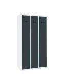 Taquilla 1800x900x500 SIMONLOCKER PROFESIONAL SINGLE 3/3 300 (900) BL/AN marca SIMONRACK