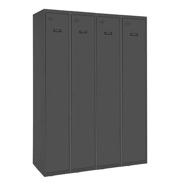 Taquilla 1800x1200x500 SIMONLOCKER PROFESIONAL SINGLE 4/4 300 (1200)AN/AN marca SIMONRACK