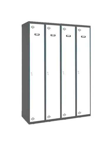 Taquilla 1800x1200x500 SIMONLOCKER PROFESIONAL SINGLE 4/4 300 (1200) AN/BL marca SIMONRACK