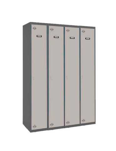 Taquilla 1800x1200x500 SIMONLOCKER PROFESIONAL SINGLE 4/4 300 (1200) AN/GR marca SIMONRACK