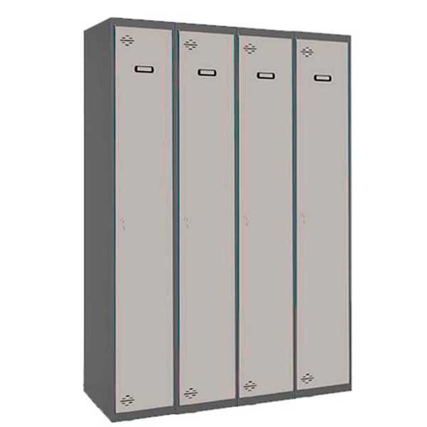 Taquilla 1800x1200x500 SIMONLOCKER PROFESIONAL SINGLE 4/4 300 (1200) AN/GR marca SIMONRACK