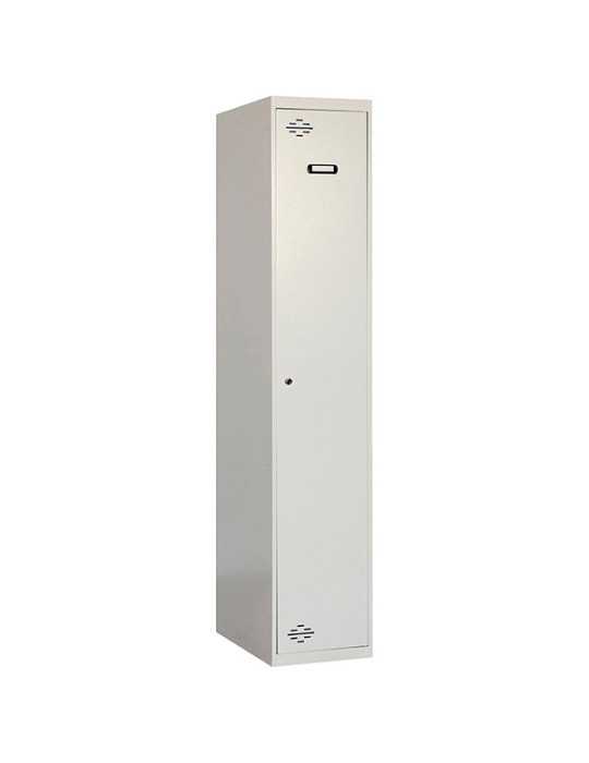 Taquilla 1800x300x500 SIMONLOCKER PROFESIONAL SINGLE 1/1 300 INI GRIS marca SIMONRACK