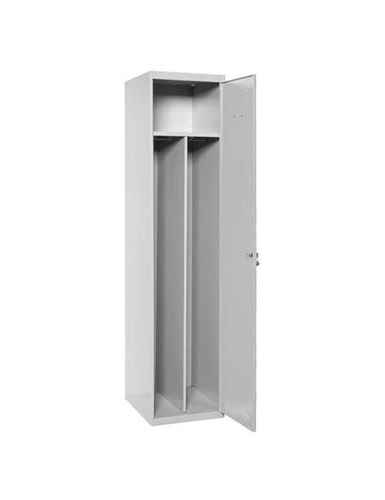 Taquilla 1800x400x500 SIMONLOCKER PROFESIONAL SINGLE-DIV 1/1 400 INI GRIS marca SIMONRACK