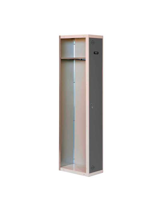 Taquilla 1800x300x500 SIMONLOCKER PROFESIONAL SINGLE 1/1 300 ADDI GR/AN marca SIMONRACK