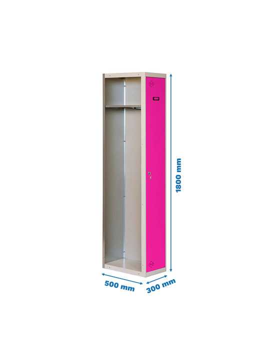Taquilla 1800x300x500 SIMONLOCKER PROFESIONAL SINGLE 1/1 300 ADDI GR/RS marca SIMONRACK