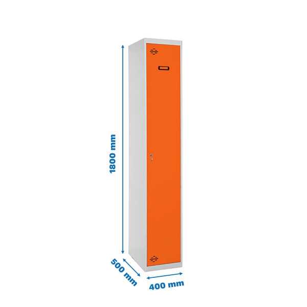 Taquilla 1800x400x500 SIMONLOCKER PROFESIONAL SINGLE 1/1 400 INI GR/NA marca SIMONRACK