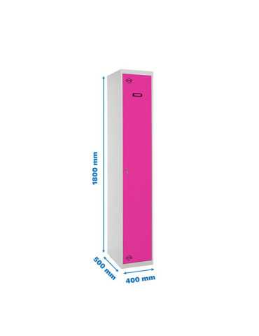 Taquilla 1800x400x500 SIMONLOCKER PROFESIONAL SINGLE 1/1 400 INI GR/RS marca SIMONRACK