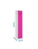 Taquilla 1800x400x500 SIMONLOCKER PROFESIONAL SINGLE 1/1 400 INI GR/RS marca SIMONRACK