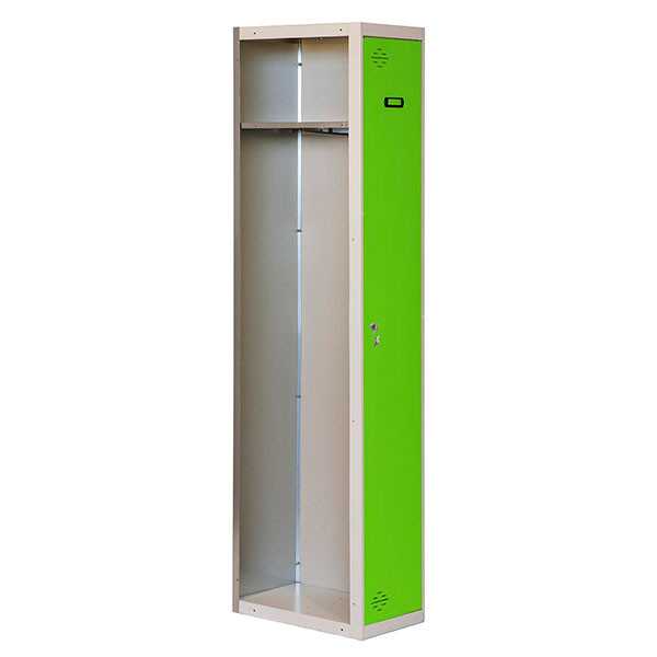 Taquilla 1800x400x500 SIMONLOCKER PROFESIONAL SINGLE 1/1 400 ADDI GR/VE marca SIMONRACK