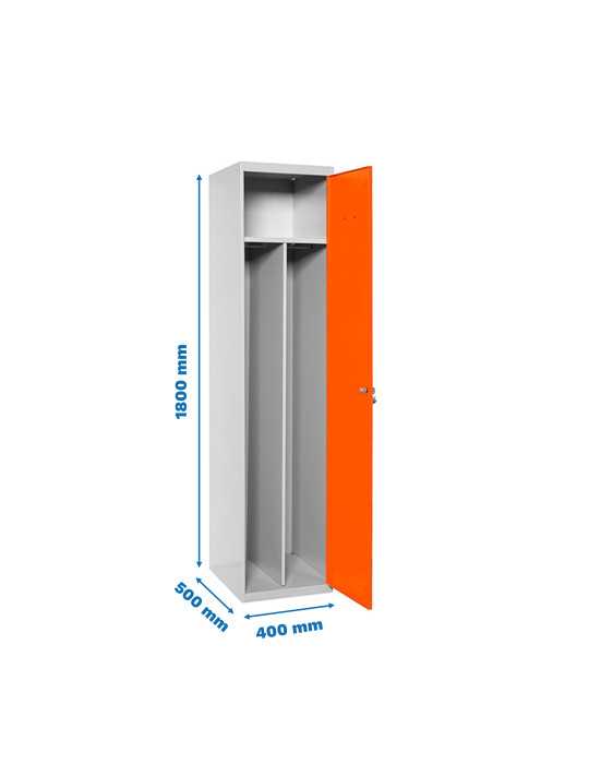 Taquilla 1800x400x500 SIMONLOCKER PROFESIONAL SINGLE-DIV 1/1 400 INI GR/NA marca SIMONRACK