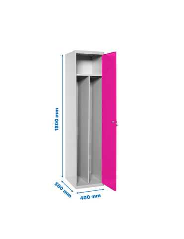 Taquilla 1800x400x500 SIMONLOCKER PROFESIONAL SINGLE-DIV 1/1 400 INI GR/RS marca SIMONRACK