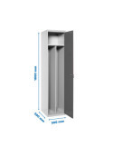 Taquilla 1800x500x500 SIMONLOCKER PROFESIONAL SINGLE-DIV 1/1 500 INI GR/AN marca SIMONRACK