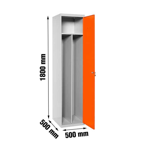 Taquilla 1800x500x500 SIMONLOCKER PROFESIONAL SINGLE-DIV 1/1 500 INI GR/NA marca SIMONRACK
