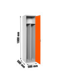 Taquilla 1800x500x500 SIMONLOCKER PROFESIONAL SINGLE-DIV 1/1 500 INI GR/NA marca SIMONRACK