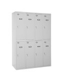 Taquilla 1800x1200x500 SIMONLOCKER PROFESIONAL TANDEM 4/8 300 (1200) GRIS marca SIMONRACK