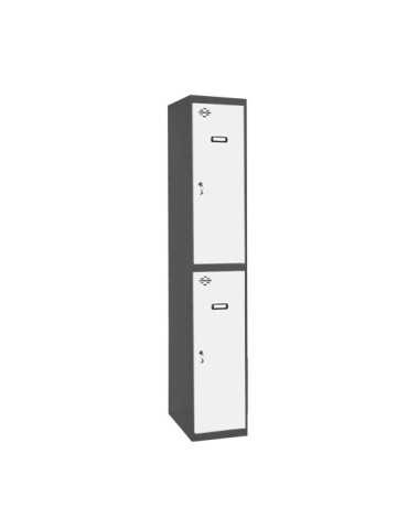Taquilla 1800x400x500 SIMONLOCKER PROFESIONAL TANDEM 1/2 400 INI AN/BL marca SIMONRACK